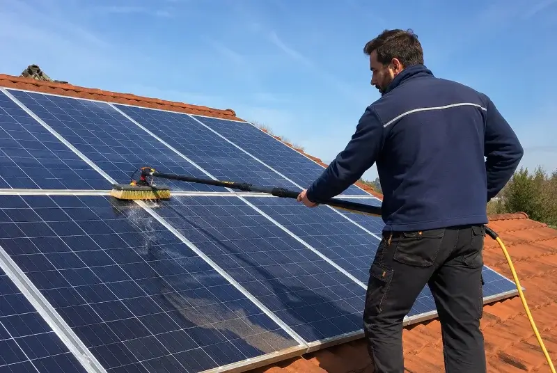 Nettoyage et entretien de panneaux solaires à Trizay